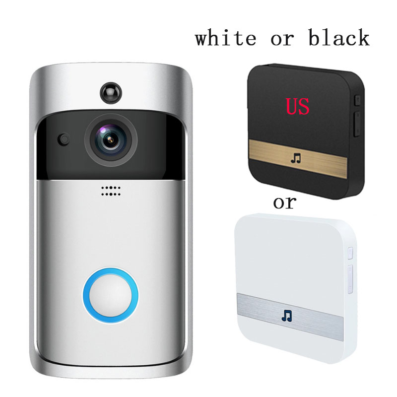 Smart WiFi Video Doorbell | 720P HD, Two-Way Audio, Motion Alerts, Night Vision
