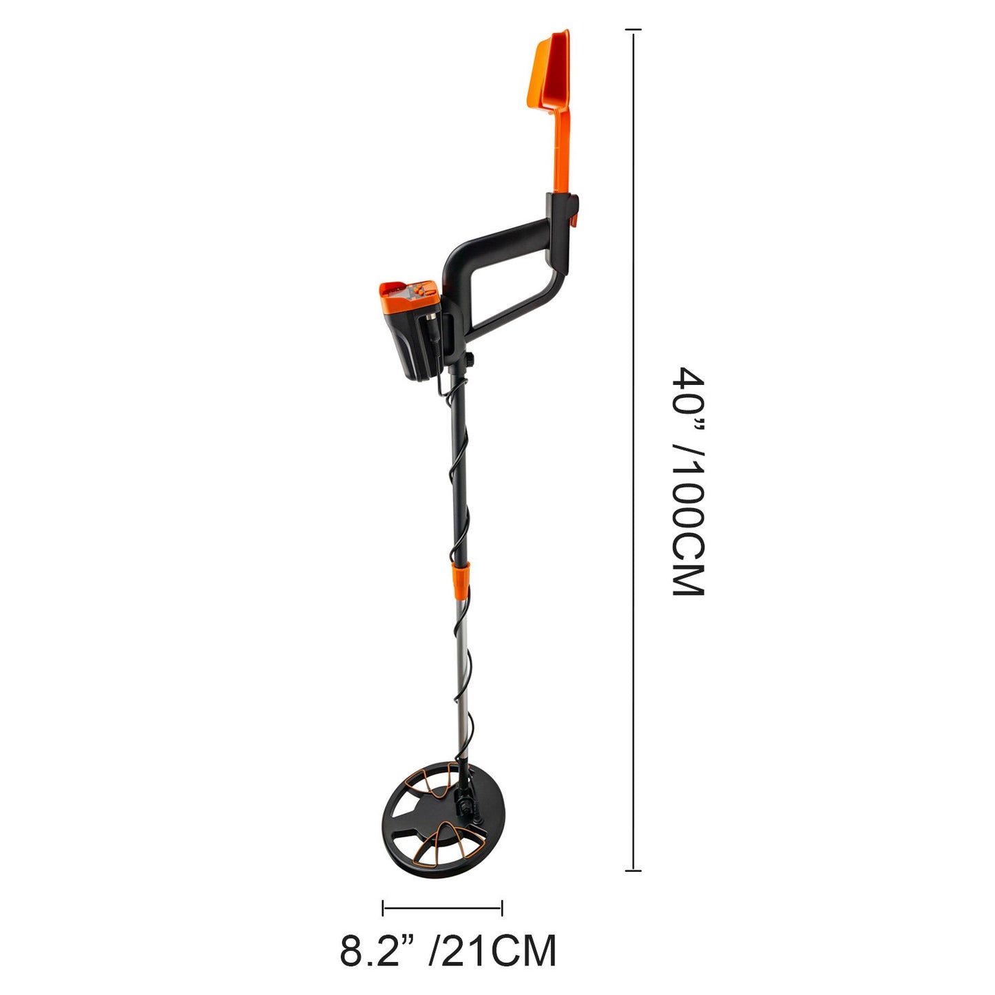 Waterproof Metal Detector with LCD Display & Headphones