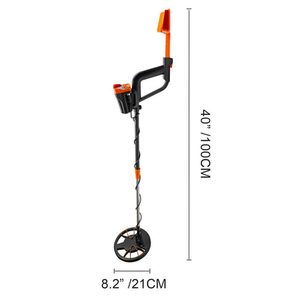 Waterproof Metal Detector with LCD Display & Headphones