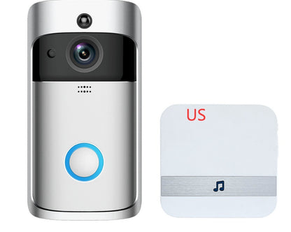 Smart WiFi Video Doorbell | 720P HD, Two-Way Audio, Motion Alerts, Night Vision