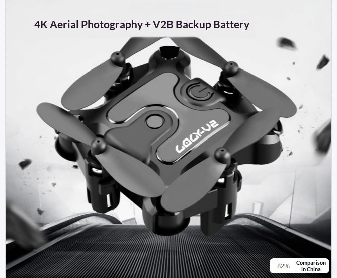 Mini Folding Drone | 4K & HD Camera Options, One-Key Return, Beginner Friendly